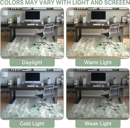 Office Chair Mat for Hardwood Tile Floor, Abstract 36"X 48" Desk Mats for - Image 6