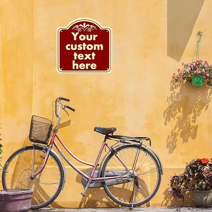 HK SIGNS Aluminum Weatherproof Metal Sign, Custom Indoor/Outdoor Decorative Sign - Image 5