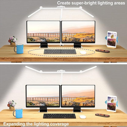 Micomlan Led Desk Lamp for Home Office, 24W Bright Rotatable Led Table Light - Image 2