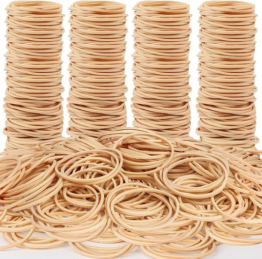 Rubber Bands Office Supplie 1100Pcs Size #16 Rubberbands Light Brown Elastics by Unknown