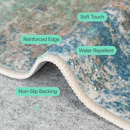 GENIMO Washable Rugs 9x12 Area Rugs - Image 7