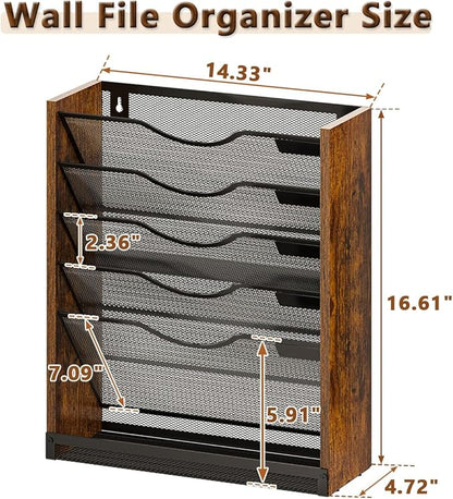6-Tier Wall File Organizer - Image 8