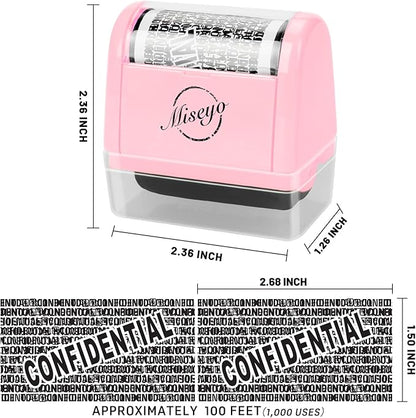Miseyo Identity Theft Protection Roller Stamp Set - Image 2