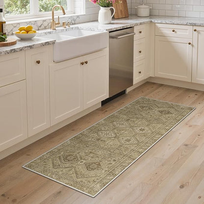 GENIMO Runner Rug 2x5 Non Slip Machine Washable Hallway Runner Rug, Low Pile - Image 6