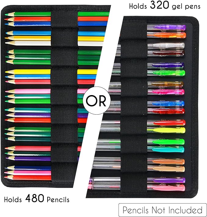 YOUSHARES Big Capacity Colored Pencil Case - Image 2