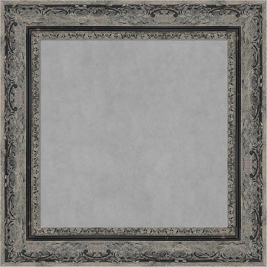 Amanti Art Black Framed Magnetic Board 16x16 X-Small Vision Board by AmantiArt