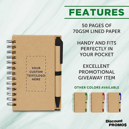 Custom Mini Spiral Notebooks - Image 2