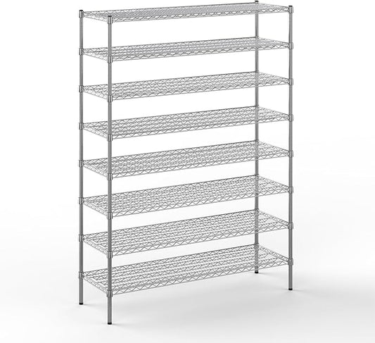 Regal Altair 18" Deep x 54" Wide x 74" Height Wire Shelving Kit | 8-Tier | NSF by Regal+Altair