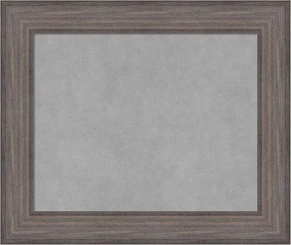 Amanti Art Grey Framed Magnetic Board 21x25 Small Vision Board by AmantiArt