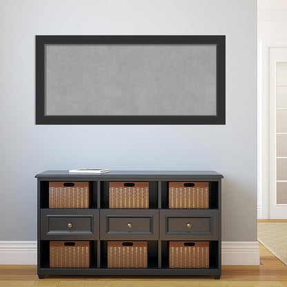 Amanti Art Black Framed Magnetic Board 25x53 Oversize Vision Board - Image 5