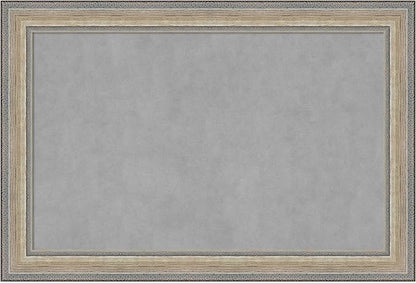 Amanti Art Silver Framed Magnetic Board 25x37 Large Vision Board by AmantiArt