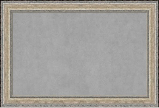 Amanti Art Silver Framed Magnetic Board 25x37 Large Vision Board by AmantiArt