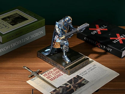 HDMbigmi King's Guard Leader Cloak Warrior Knight Pen Holder Mobile Phone Stand - Image 8