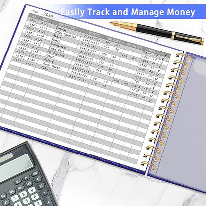 HAUTOCO Hardcover Accounting Ledger Book - Image 2
