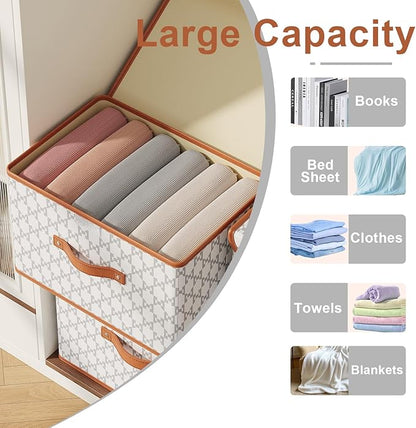 Tuza 4 Pack Fabric Storage Bins - Image 4