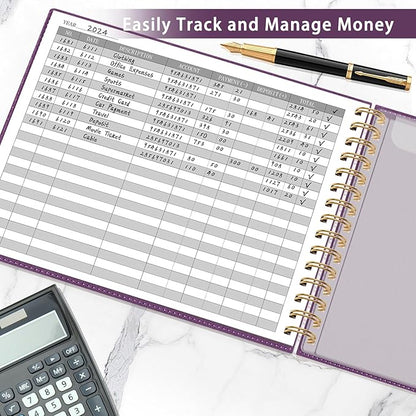 HAUTOCO Hardcover Accounting Ledger Book - Image 2