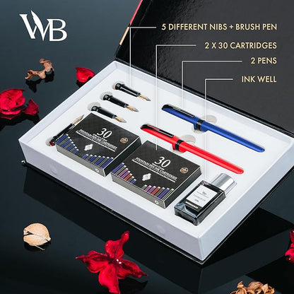 Wordsworth and Black Calligraphy Pen Set - Image 2