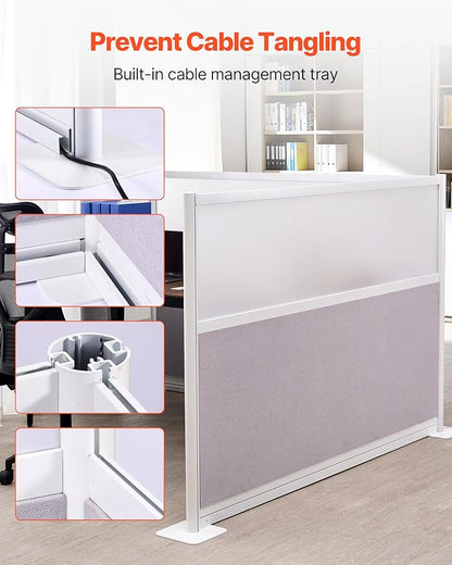 VEVOR Office Divider Privacy Partitions, PET Workstation Cubicle Partition - Image 3
