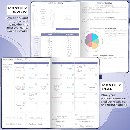 Clever Fox Fitness & Food Journal PRO – Daily Workout & Meal Planner - Image 4