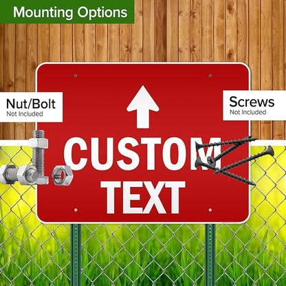 Custom Arrow, Custom Directional Sign, Up Arrow, 36x48 Inches, Reflective - Image 5