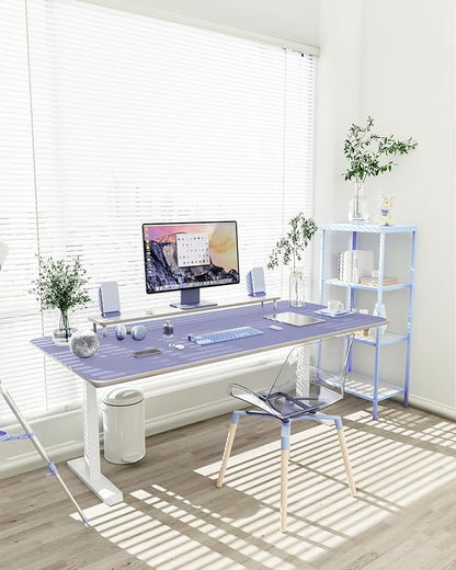 YSAGi Non-Slip Leather Desk Pad XL Size, Waterproof Laptop Computer Desk - Image 2