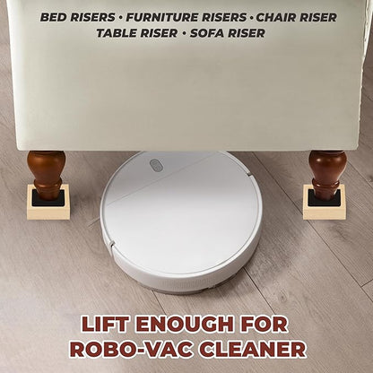 Bed Risers, Furniture Risers Can be Adjusted to 2'' 3''or 4'', Lifts Furniture - Image 7