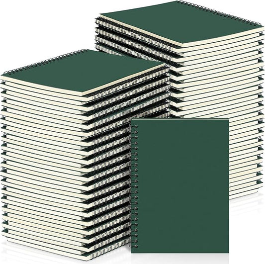 Yahenda 54 Pcs Spiral Notebook Bulk A5 Journal Lined 8.3'' x 5.5'' Writing by Yahenda