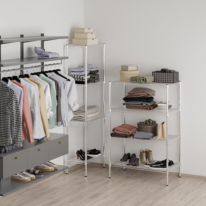 Regal Altair 21" Deep x 36" Wide x 54" Height Wire Shelving Kit | 4-Tier | NSF - Image 7