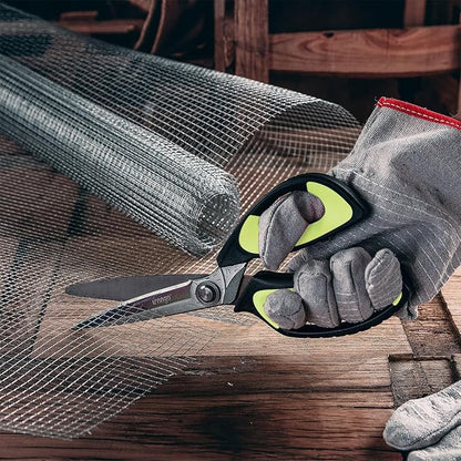 LIVINGO Heavy Duty Industrial Scissors: 10" Utility Stainless Steel Sharp - Image 8