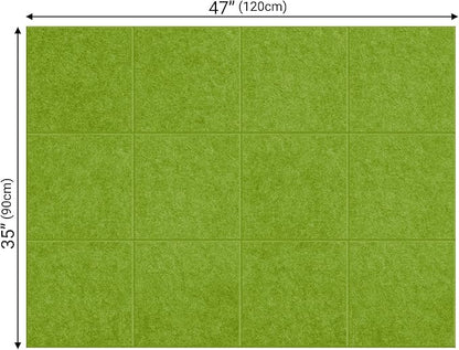 AKTOP Cork Board Bulletin Board 47"x35", 12 Pack Removable Felt Cork Board Tiles - Image 4