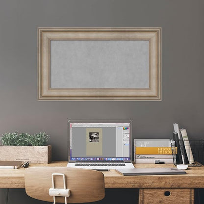 Amanti Art Silver Framed Magnetic Board 17x29 Small Vision Board - Image 5