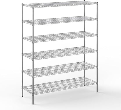 Regal Altair 21" Deep x 60" Wide x 74" Height Wire Shelving Kit | 6-Tier | NSF by Regal+Altair