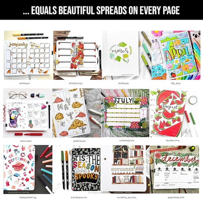 Bullet Dotted Journal Dot Grid Notebook | B5 Daily Journaling Notebooks - Image 5