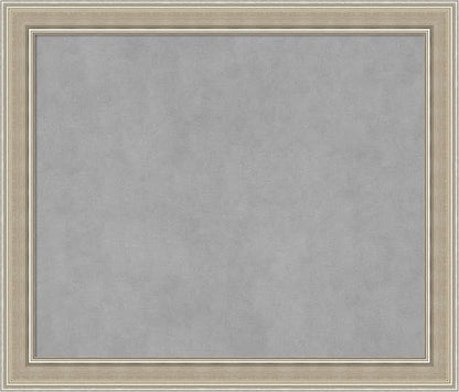 Amanti Art Silver Framed Magnetic Board 24x28 Medium Vision Board by AmantiArt