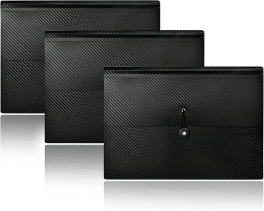 Cesil 3Pcs Expanding File Folders, 13 Pockets File Organizer Accordion File by CesilOfficeSupplies