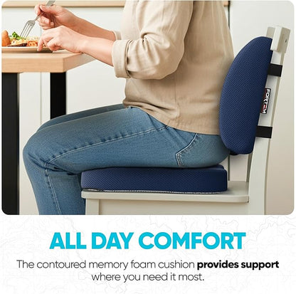 FORTEM Seat Cushion, Office Chair Cushion, Lumbar Support Pillow - Image 8