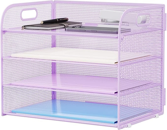 Marbrasse 4 Tier Paper Organizer Letter Tray by Marbrasse