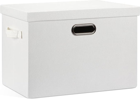 Graciadeco Large 17" 36 Quart Collapsible Stackable Storage Bins by GraciadecoStorage