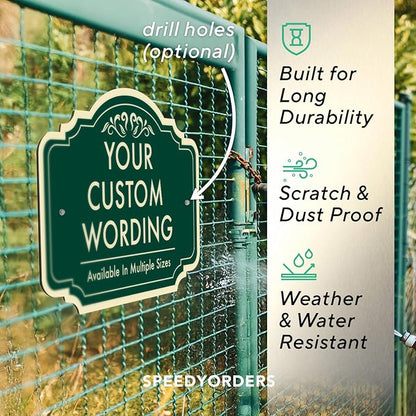 Custom Decorative Outdoor Metal Sign - Image 6