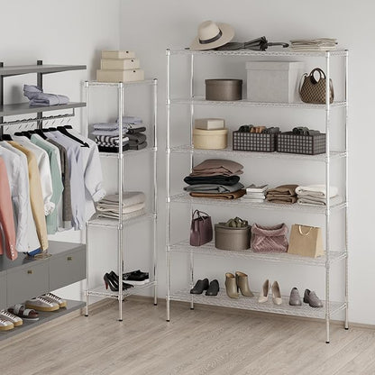 Regal Altair 18" Deep x 54" Wide x 86" Height Wire Shelving Kit | 6-Tier | NSF - Image 2
