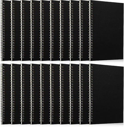 Eersida 20 Pack A5 Spiral Notebook College Ruled Spiral Notebook Bulk 5.5 x 8.3 by Eersida