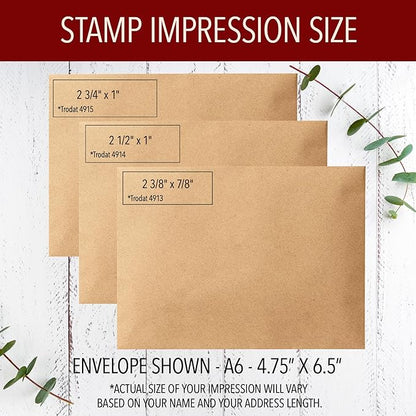 The Duncans Personalized Address Stamp | Envelope Return Address Stamps - Image 4