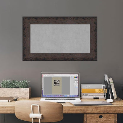 Amanti Art Black Framed Magnetic Board 17x29 Small Vision Board - Image 5