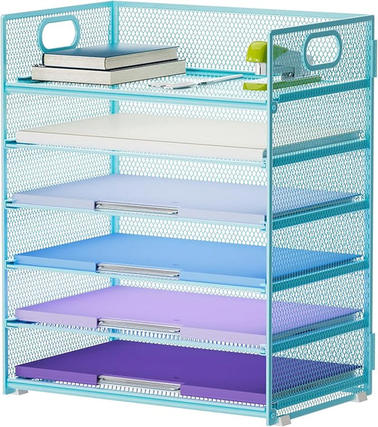 Marbrasse 6 Tier Paper Organizer Letter Tray by Marbrasse