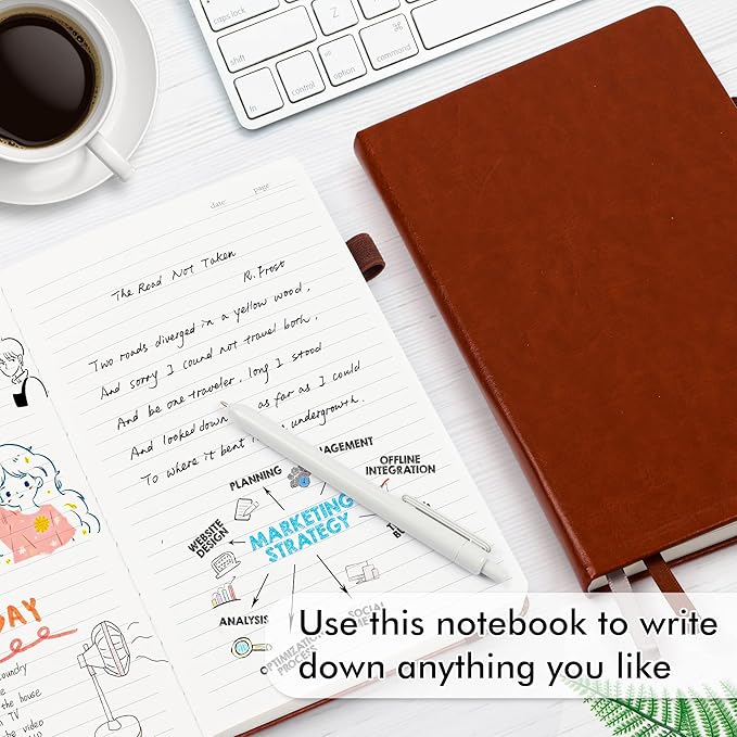 feela 24 Pack Journal Notebook for Work, Business Notebook Bulk Hardcover Lined - Image 4