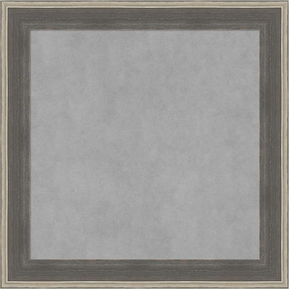 Amanti Art Grey Framed Magnetic Board 25x25 Medium Vision Board by AmantiArt