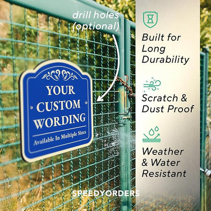 Custom Decorative Outdoor Metal Sign - Image 6