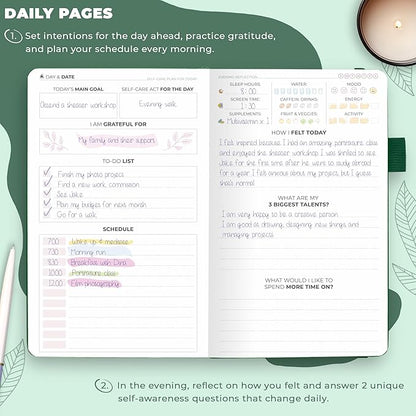 Clever Fox Self-Care Journal Pocket – Daily Reflection Notebook – Mental Health - Image 3