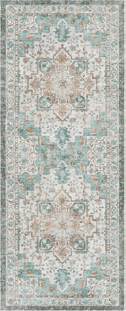 GENIMO 2x5 Runner Rugs for Hallway, Machine Washable Non Slip Vintage Rugs - Image 8
