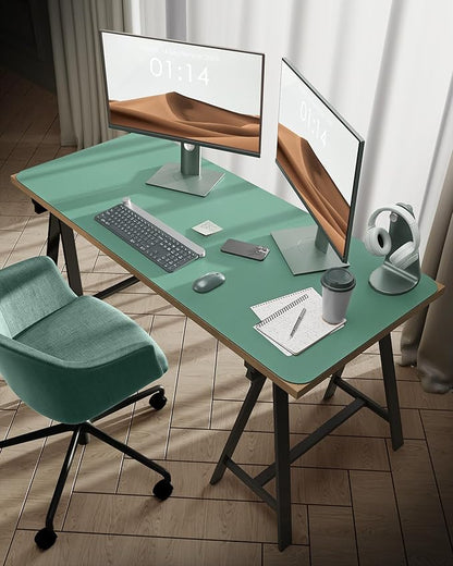 YSAGi Leather Desk Protector, Office Mat, Large Mouse Mat, Non-Slip PU Leather - Image 2